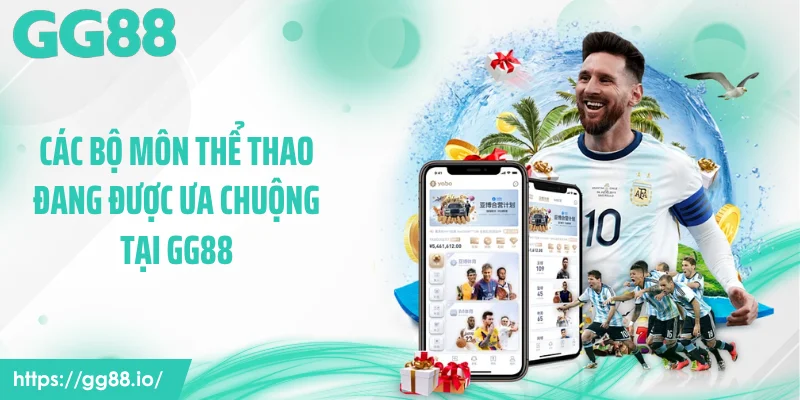 Các bộ môn thể thao đang được ưa chuộng tại GG88